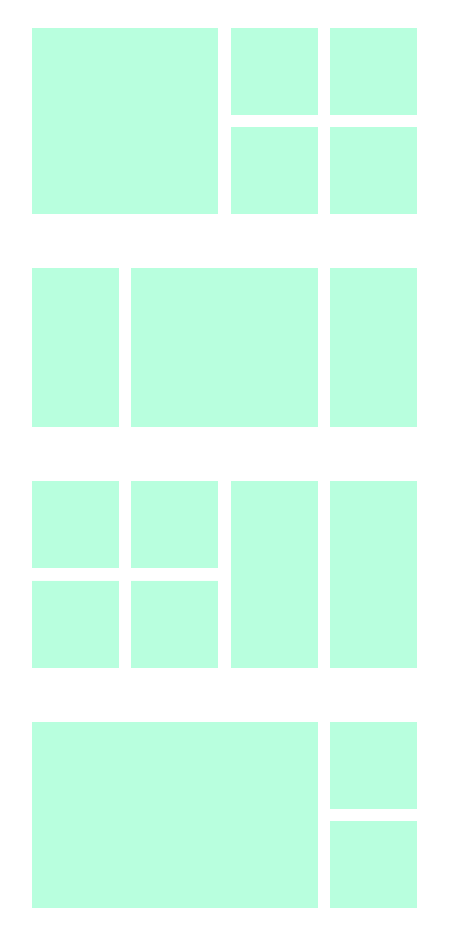 first grid green squares